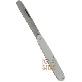 FRARACCIO COLTELLO RASOLINO CATANESE MANICO BIANCO PIATTO CM. 17 FRARACCIO COLTELLO RASOLINO CATANESE MANICO BIANCO PIATTO CM. 17