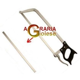 LAMA DI RICAMBIO PER SEGA MACELLAIO INOX CON FORO CM. 45 LAMA DI RICAMBIO PER SEGA MACELLAIO INOX CON FORO CM. 45