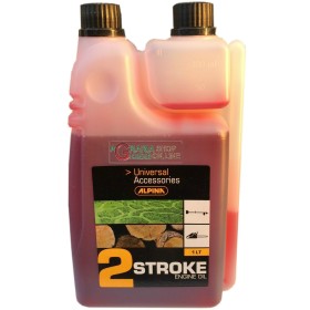 OLIO SINTETICO DUE TEMPI PER MISCELA MOTOSEGHE DECESPUGLIATORI ALPINA CASTOR 2T LT. 1 OLIO SINTETICO DUE TEMPI PER MISCELA MOTOSEGHE DECESPUGLIATORI