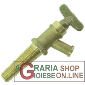 RUBINETTO ASSAGGIAVINO IN OTTONE CON CHIAVETTA PESANTE MM. 8 RUBINETTO ASSAGGIAVINO IN OTTONE CON CHIAVETTA PESANTE MM. 8
