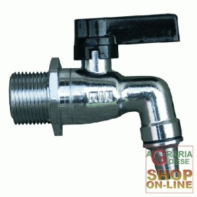 RUBINETTO PER CONTENITORE 3/4 A LEVA CROMATO CON BECCUCCIO RUBINETTO PER CONTENITORE 3/4 A LEVA CROMATO CON BECCUCCIO