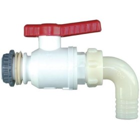 RUBINETTO SFERA IN NYLON DIAM. 3/4 PORTAGOMMA 25 PER ALIMENTI RUBINETTO SFERA IN NYLON DIAM. 3/4 PORTAGOMMA 25 PER ALIMENTI