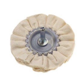 RUOTA IN TESSUTO PER LUCIDARE METALLI E VETRO MM. 80 GAMBO DIAM. 6 RUOTA IN TESSUTO PER LUCIDARE METALLI E VETRO MM. 80 GAMBO