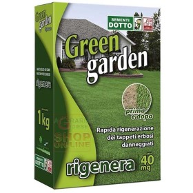 SEMI DI PRATO GREEN GARDEN RIGENERA RAPIDA GERMINAZIONE KG. 1 SEMI DI PRATO GREEN GARDEN RIGENERA RAPIDA GERMINAZIONE KG. 1