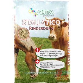 STALLATICO LETAME BOVINO ED EQUINO UMIFICATO PELLETTATO ALTEA ITALPOLLINA KG. 20 STALLATICO LETAME BOVINO ED EQUINO UMIFICATO PELLETTATO ALTEA