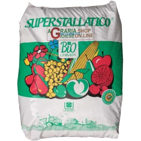 SUPERSTALLATICO POLVERE LETAME BOVINO ED EQUINO CONSENTITO IN AGRICOLTURA BIOLOGICA kg. 25 SUPERSTALLATICO POLVERE LETAME BOVINO ED EQUINO CONSENTITO IN