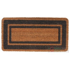 TAPPETO ZERBINO IN COCCO RETTANGOLARE  VELCOC 17 BORDO CM. 40x80 TAPPETO ZERBINO IN COCCO RETTANGOLARE CM. 40X80
