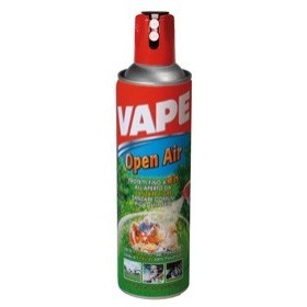 VAPE SPRAY OPEN AIR PER ZANZARE E PICCOLI INSETTI PER ESTERNO ML. 600 VAPE SPRAY OPEN AIR PER ZANZARE E PICCOLI INSETTI PER ESTERNO