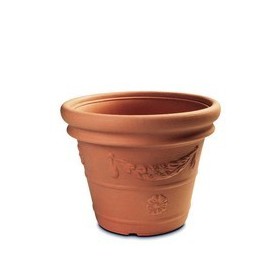 VASO IN PLASTICA ZEFIRO FESTONATO CM. 30X24H VASO IN PLASTICA ZEFIRO FESTONATO CM. 30X24H