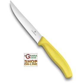 VICTORINOX COLTELLO PER PIZZA COLORE GIALLO CM. 12 VICTORINOX COLTELLO PER PIZZA COLORE GIALLO CM. 12