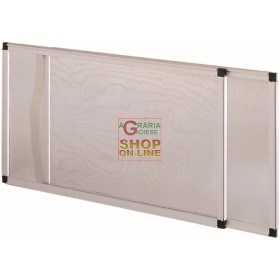ZANZARIERA ESTENDIBILE IRS IN ALLUMINIO ANODIZZATO CM. 50x40h ZANZARIERA ESTENDIBILE IRS IN ALLUMINIO ANODIZZATO CM. 50x40h
