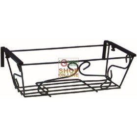 PORTAVASO FERRO BATTUTO REGOLABILI CM.  60 PORTAVASO FERRO BATTUTO REGOLABILI CM. 60