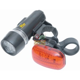 VIGOR TORCIA A LED BICYCLE ANTERIORE POSTERIORE VIGOR TORCIA A LED BICYCLE ANTERIORE POSTERIORE
