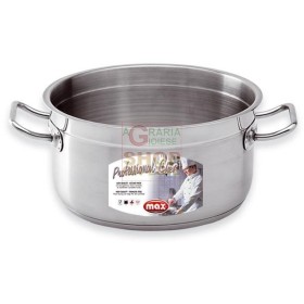 MAX CASSERUOLA 2/M PROFESS.CHEF 18 CM INOX MAX CASSERUOLA 2/M PROFESS.CHEF 18 CM INOX
