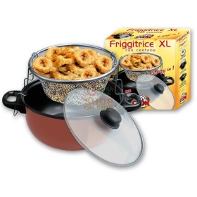 MAX FRIGGITRICE ANTIADERENTE 30CM 3PZ MAX FRIGGITRICE ANTIADERENTE 30CM 3PZ