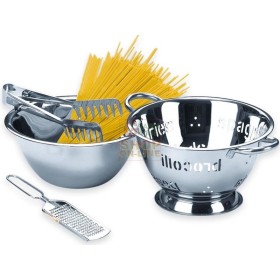 MAX PASTA SET 4 PZ INOX MAX PASTA SET 4 PZ INOX