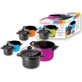 MAX PENTOLA 3PZ DIAMETRO 22CM  COLOR MAX PENTOLA 3PZ DIAMETRO 22CM COLOR