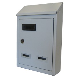CASSETTA POSTALE VERNICIATA BIANCA MODELLO CITY CM. 18x6x25h CASSETTA POSTALE VERNICIATA BIANCA MODELLO CITY CM. 18x6x25h