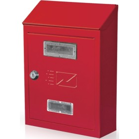 CASSETTA POSTALE VERNICIATA ROSSA MODELLO CITY CM. 18x6x25h CASSETTA POSTALE VERNICIATA ROSSA MODELLO CITY CM. 18x6x25h