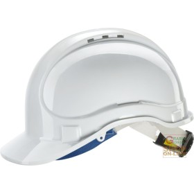 ELMETTO PROTETTIVO IN ABS  CON SOTTOGOLA E FASCIA ANTISUDORE  CRICCHETTO  EN 397  COLORE BIANCO ELMETTO PROTETTIVO IN ABS CON SOTTOGOLA E FASCIA ANTISUDORE