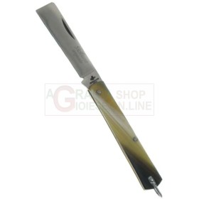 FRARACCIO COLTELLO MOZZETTA MANICO FINTO CORNO LAMA INOX CM. 15 FRARACCIO COLTELLO MOZZETTA MANICO FINTO CORNO LAMA INOX CM. 15