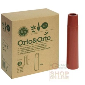 NOVITAL GAMBE PER LA REGOLAZIONE ALTEZZA DELLA VASCHETTA SEMENZAIO CM. 3,5X16H PZ. 8 NOVITAL GAMBE PER LA REGOLAZIONE ALTEZZA DELLA VASCHETTA