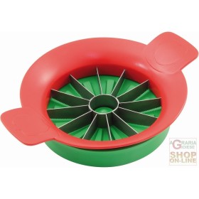 FACKELMANN AFFETTAMELA AFFETTAPOMODORO CON LAME IN ACCIAIO 17X13X3,5 ART. 24552 FACKELMANN AFFETTAMELA AFFETTAPOMODORO CON LAME IN ACCIAIO