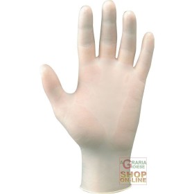 GUANTO IN LATTICE ASTM CON POLVERE  TG  S M L XL  USO MEDICALE NON STERILE  CONTATTO ALIMENTARE GUANTO IN LATTICE ASTM CON POLVERE TG S M L XL USO MEDICALE NON