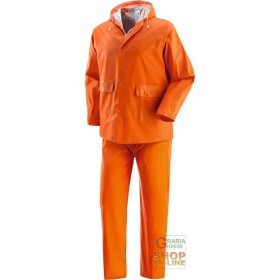 COMPLETO PVC BISPALMATO ARANCIO  TG  M L XL XXL XXXL COMPLETO PVC BISPALMATO ARANCIO TG M L XL XXL XXXL