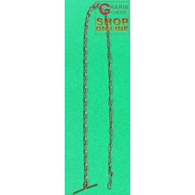 CATENA PER CANI CM.300 COMPLETO DI MOSCHETTONE GR.17 CATENA PER CANI CM.300 COMPLETO DI MOSCHETTONE GR.17