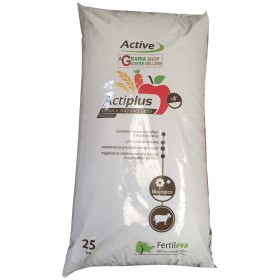 CONCIME ORGANICO ACTIPLUS PELLETTATO CON AZOTO E FOSFORO BIOLOGICO A LENTO RILASCIO KG. 25 CONCIME ORGANICO ACTIPLUS PELLETTATO CON AZOTO E FOSFORO