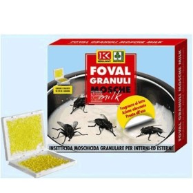 KOLLANT FOVAL INSETTICIDA GRANULARE MILK PER MOSCHE CONFEZIONE PZ. 2 DA GR. 10 KOLLANT FOVAL INSETTICIDA GRANULARE MILK PER MOSCHE CONFEZIONE