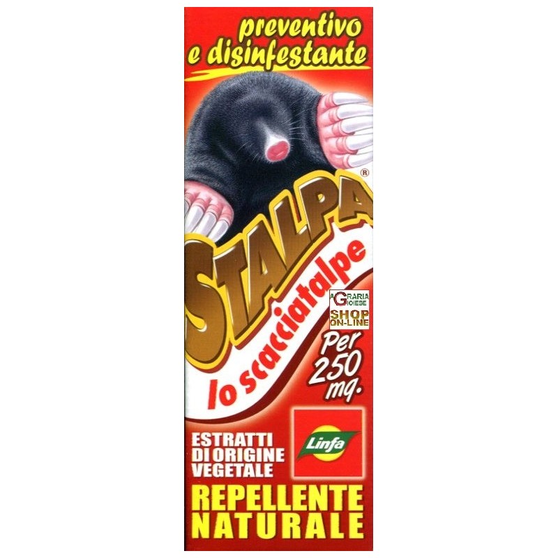 LINFA STALPA REPELLENTE LO SCACCIA TALPE ML. 250 LINFA STALPA REPELLENTE LO SCACCIA TALPE ML. 250