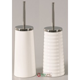 PORTASCOPINO PER BAGNO IN CERAMICA E METALLO CROMATO SPLASH PORTASCOPINO PER BAGNO IN CERAMICA E METALLO CROMATO SPLASH