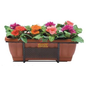 SET VASO E PORTAVASO BALCONI FIORITI RETTANGOLARE CM.50 SET VASO E PORTAVASO BALCONI FIORITI RETTANGOLARE CM.50