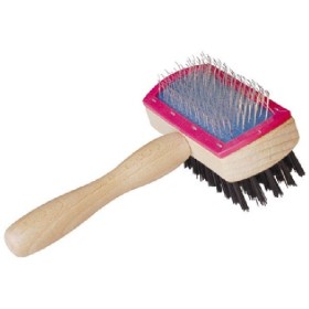 SPAZZOLA PER CANI CON CARDATORE SPAZZOLA PER CANI CON CARDATORE