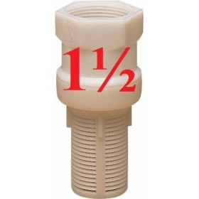 VALVOLA DI FONDO IN NYLON 1-1/2 VALVOLA DI FONDO IN NYLON 1-1/2