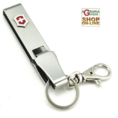 VICTORINOX GANCIO PORTACHIAVI MULTICLIP DA CINTURA INOX