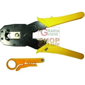 VIGOR PINZA A CRIMPARE SPINOTTI RJ11-12-45 VIGOR PINZA A CRIMPARE SPINOTTI RJ11-12-45