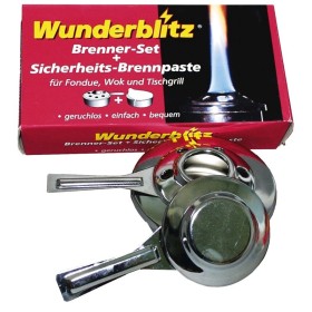WUNDERBLITZ SET FORNELLETTO ACCENDIFUOCO CON PASTA COMBUSTIBILE WUNDERBLITZ SET FORNELLETTO ACCENDIFUOCO CON PASTA COMBUSTIBILE