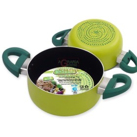 MAX CASSERUOLA 18CM 2 MANICI ALLUMINIA MAX CASSERUOLA 18CM 2 MANICI ALLUMINIA