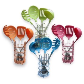 MAX SET 4 MESTOLI IN CESTELLO 4 COLORI ASS MAX SET 4 MESTOLI IN CESTELLO 4 COLORI ASS