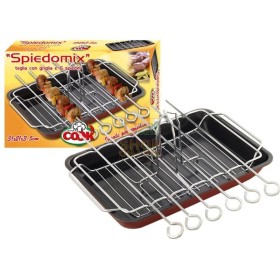 MAX TEGLIA CON GRIGLIA E 6 SPIEDINI MAX TEGLIA CON GRIGLIA E 6 SPIEDINI