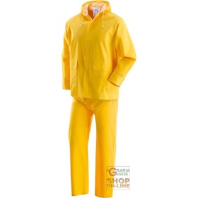 COMPLETO PVC BISPALMATO GIALLO  TG  S M L XL XXL XXXL COMPLETO PVC BISPALMATO GIALLO TG S M L XL XXL XXXL