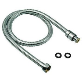 TUBO FLESSIBILE PER DOCCIA GUAINA OTTONE CROMATO CM. 150 TUBO FLESSIBILE PER DOCCIA GUAINA OTTONE CROMATO CM. 150