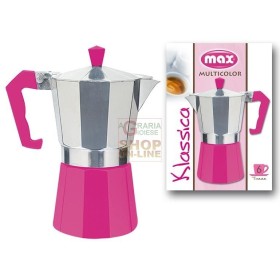 MAX CAFFETTIERA 6TZ KLASSICA COLOR MAX CAFFETTIERA 6TZ KLASSICA COLOR