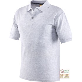 MAGLIETTA POLO 100% COTONE CARDATO  COLORE GRIGIO CHIARO  TG  S XXL MAGLIETTA POLO 100% COTONE CARDATO COLORE GRIGIO CHIARO TG S XXL