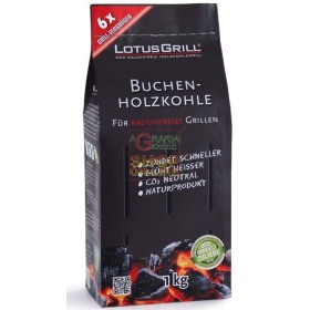 CARBONELLA PER LOTUSGRILL IN PURO FAGGIO SENZA COLLANTI ORIGINALE DA KG. 1 CARBONELLA PER LOTUSGRILL IN PURO FAGGIO SENZA COLLANTI