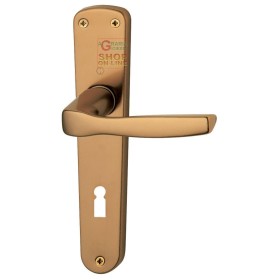 MANIGLIA ANODIZZATA CON PLACCA IN ALLOMINIO COLOR BRONZO Q.8/70 MANIGLIA ANODIZZATA CON PLACCA IN ALLOMINIO COLOR BRONZO Q.8/70