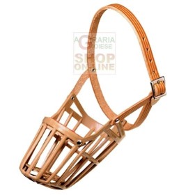 PET TRIBE MUSERUOLA PER CANI CON GABBIA ESTRAIBILE IN PELLE MIS. 3 PET TRIBE MUSERUOLA PER CANI CON GABBIA ESTRAIBILE IN PELLE